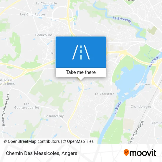Chemin Des Messicoles map