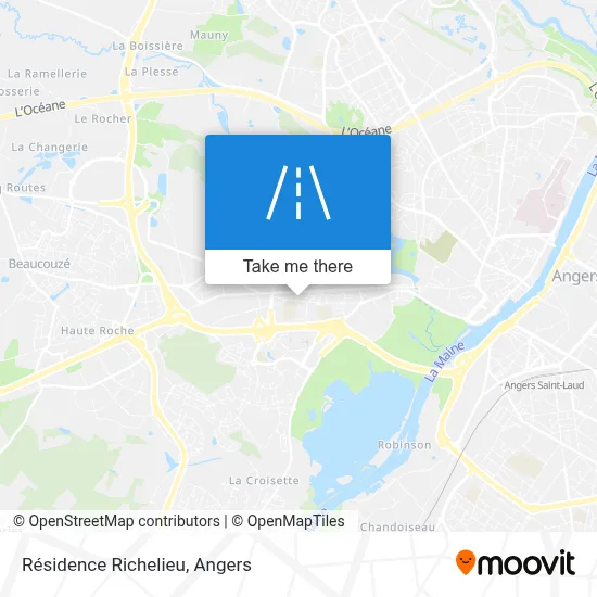 Résidence Richelieu map