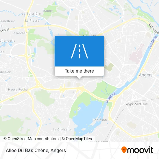 Allée Du Bas Chêne map