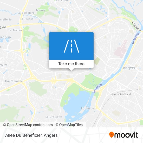 Allée Du Bénéficier map