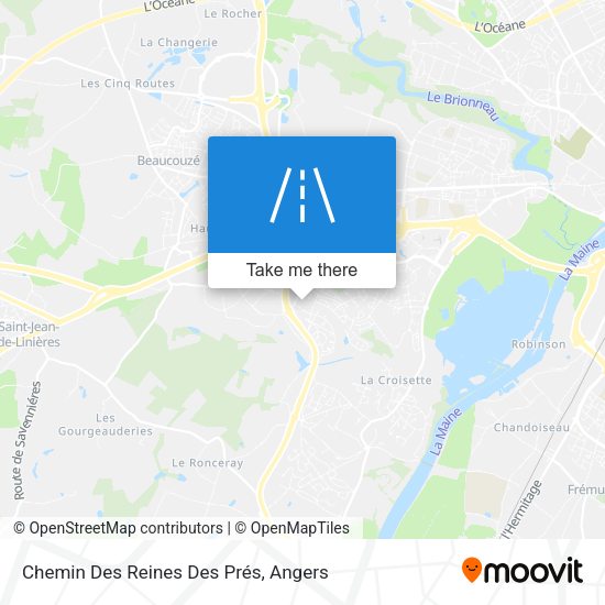 Chemin Des Reines Des Prés map