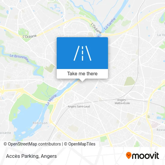 Accès Parking map