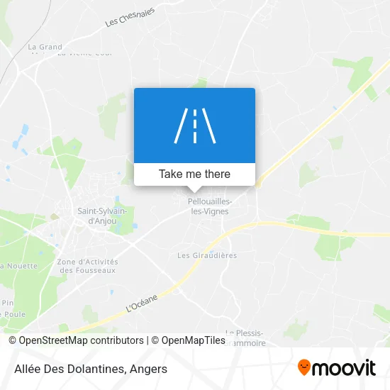 Allée Des Dolantines map