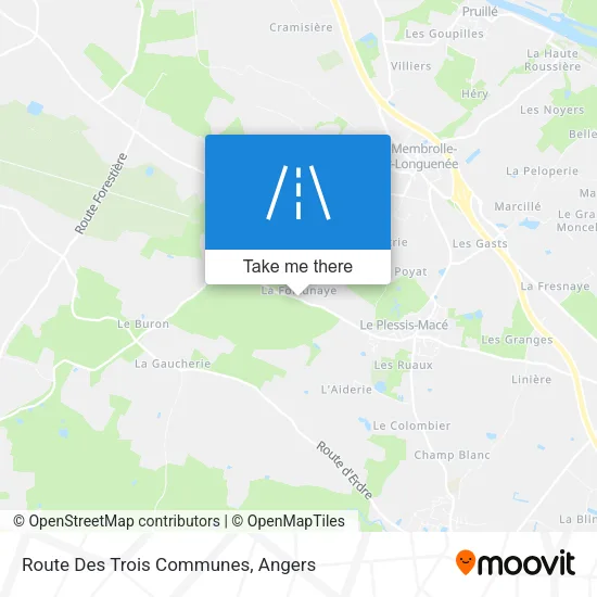 Route Des Trois Communes map