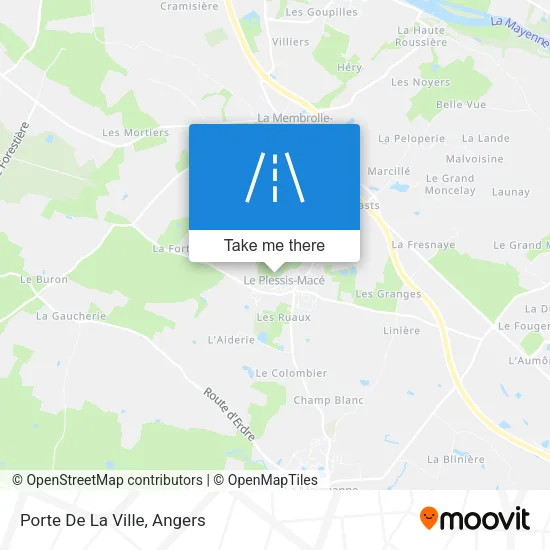 Porte De La Ville map