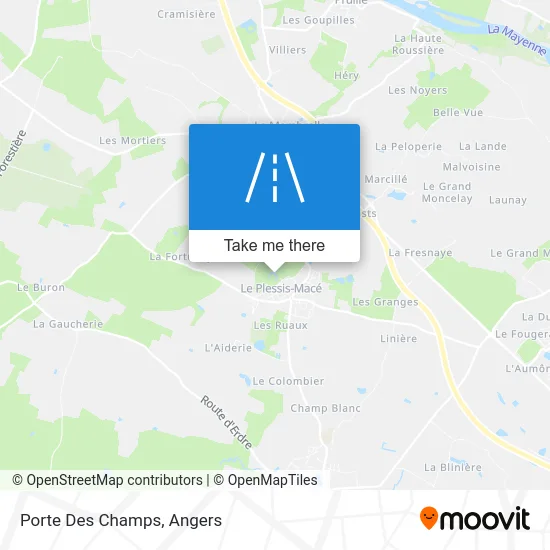 Porte Des Champs map