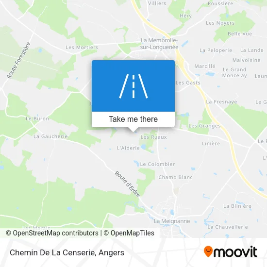 Chemin De La Censerie map
