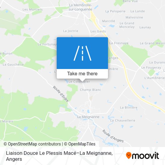 Liaison Douce Le Plessis Macé–La Meignanne map