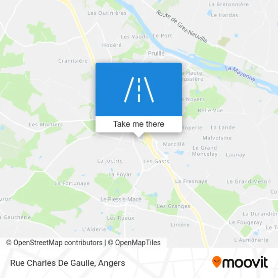 Rue Charles De Gaulle map