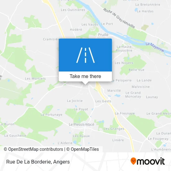 Rue De La Borderie map