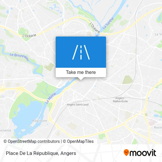 Place De La République map