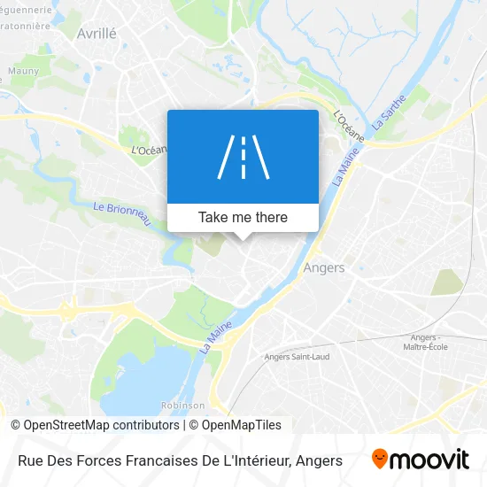 Rue Des Forces Francaises De L'Intérieur map