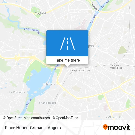Place Hubert Grimault map