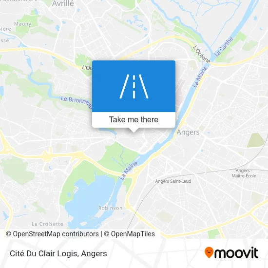 Cité Du Clair Logis map