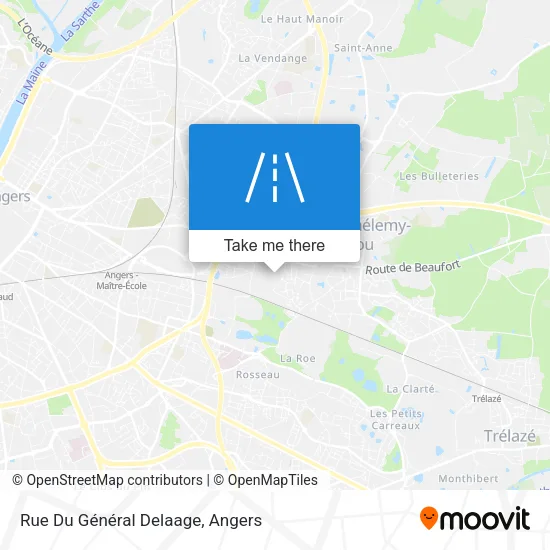 Rue Du Général Delaage map