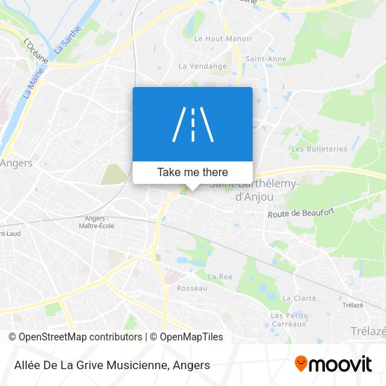 Allée De La Grive Musicienne map