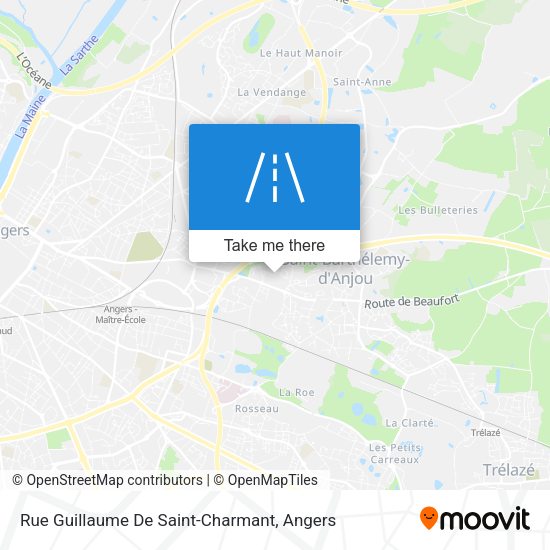 Rue Guillaume De Saint-Charmant map