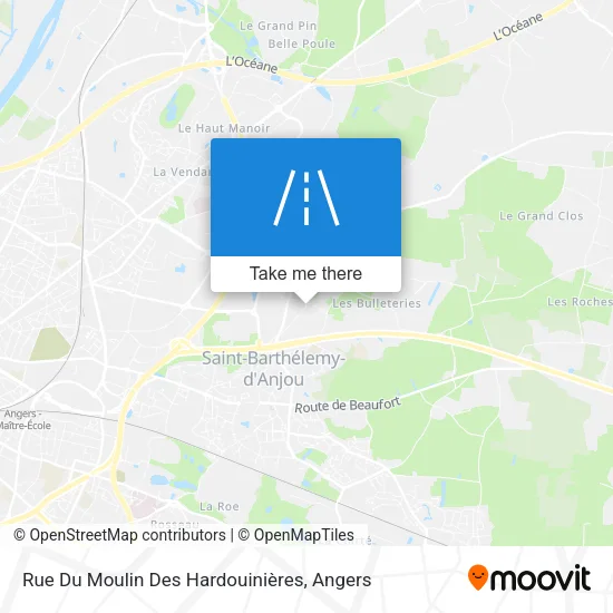 Rue Du Moulin Des Hardouinières map