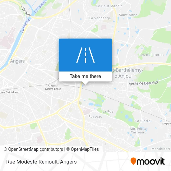 Rue Modeste Renioult map