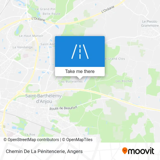 Chemin De La Pénitencerie map
