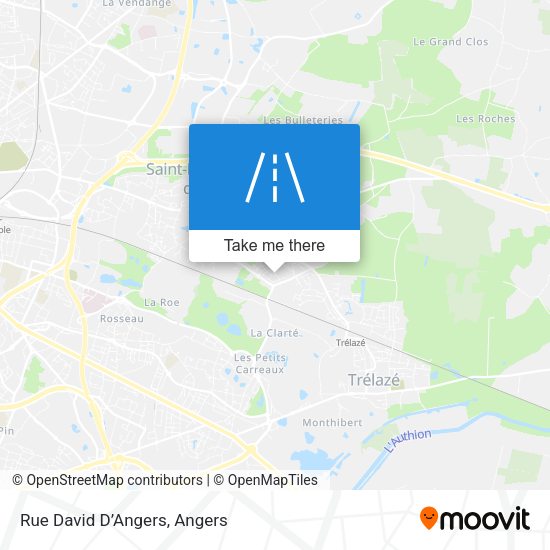 Rue David D’Angers map