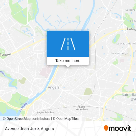 Avenue Jean Joxé map