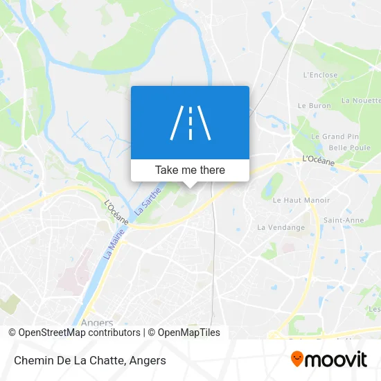 Chemin De La Chatte map