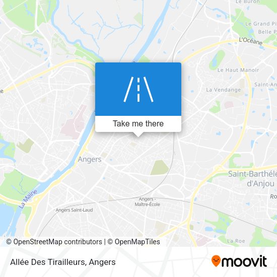 Allée Des Tirailleurs map