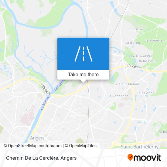 Chemin De La Cerclère map