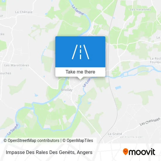 Impasse Des Rales Des Genêts map