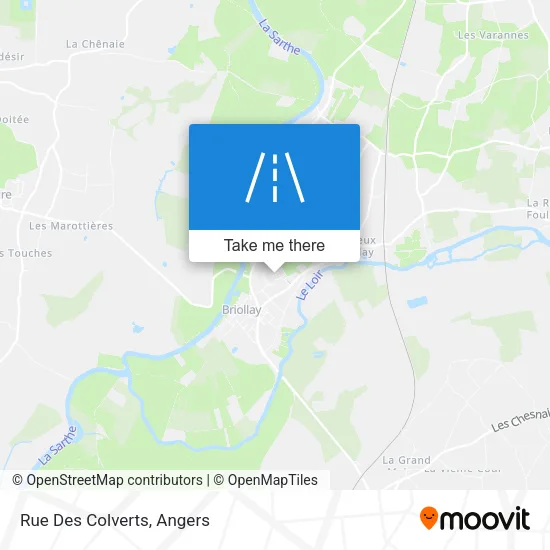 Rue Des Colverts map