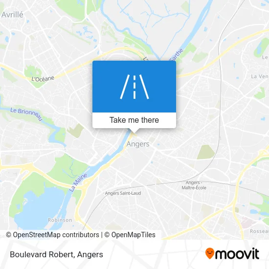 Boulevard Robert map