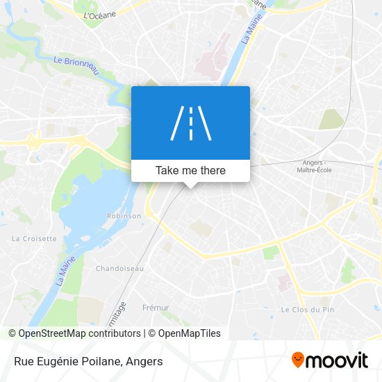 Rue Eugénie Poilane map