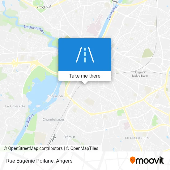 Rue Eugénie Poilane map