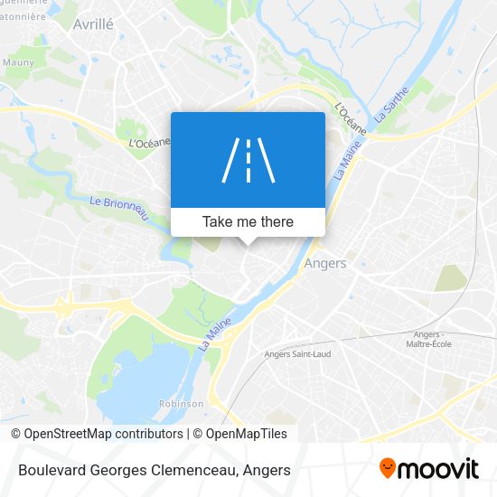 Boulevard Georges Clemenceau map