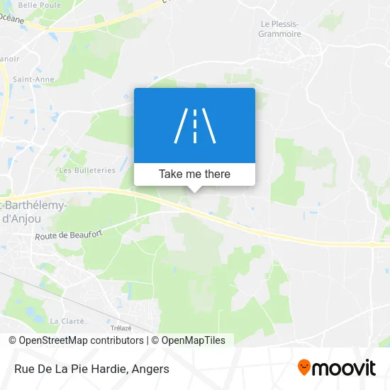 Rue De La Pie Hardie map