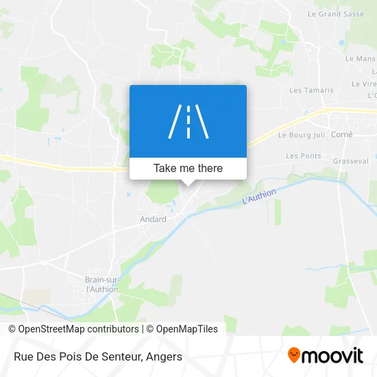 Rue Des Pois De Senteur map