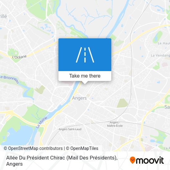 Allée Du Président Chirac (Mail Des Présidents) map