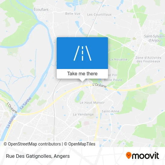 Rue Des Gatignolles map