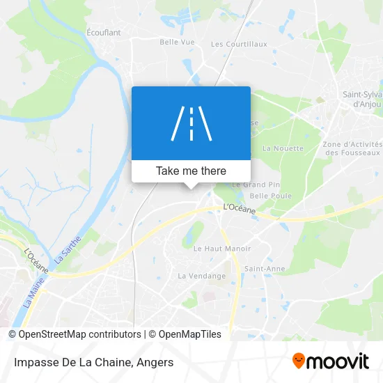 Impasse De La Chaine map