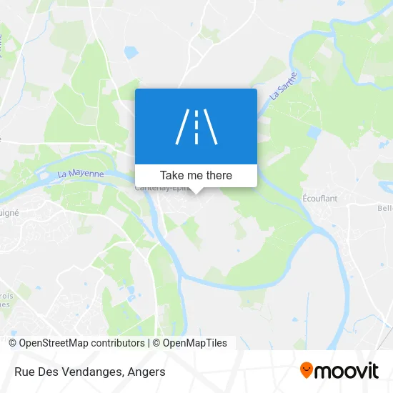 Rue Des Vendanges map