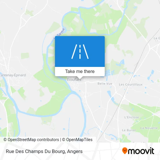 Rue Des Champs Du Bourg map