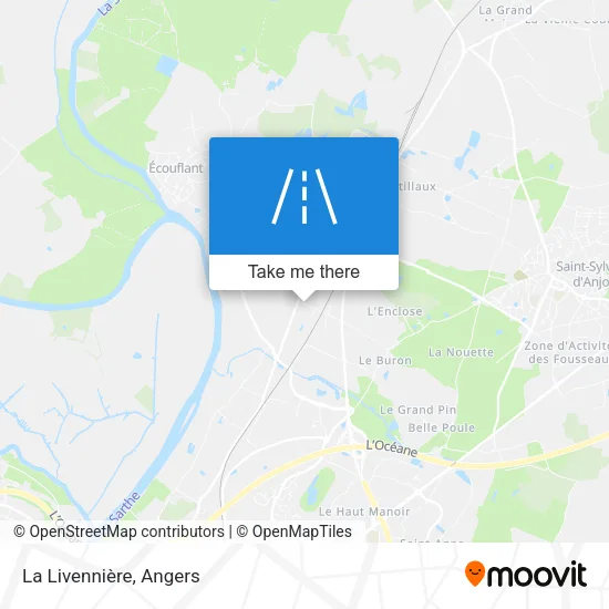 La Livennière map