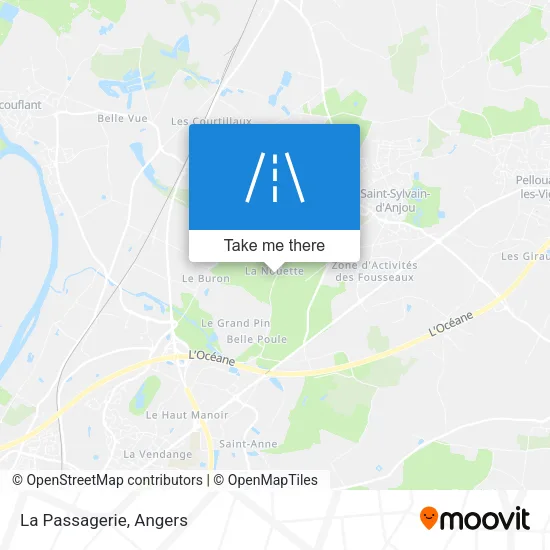 La Passagerie map
