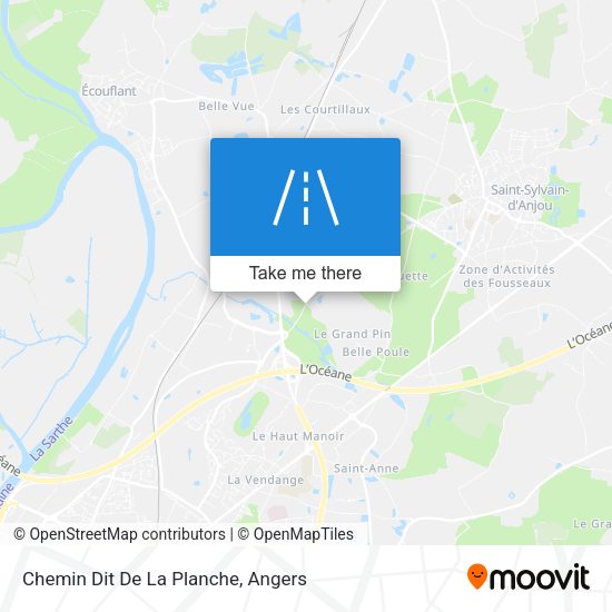 Chemin Dit De La Planche map
