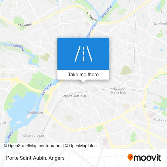 Porte Saint-Aubin map