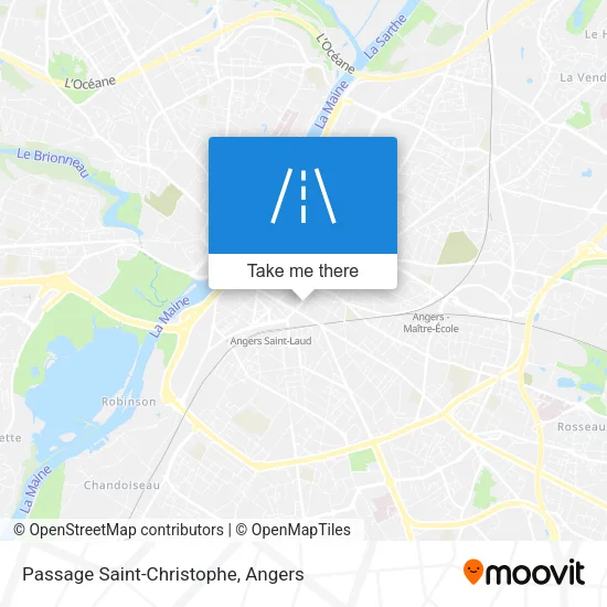 Mapa Passage Saint-Christophe