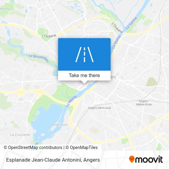 Esplanade Jean-Claude Antonini map