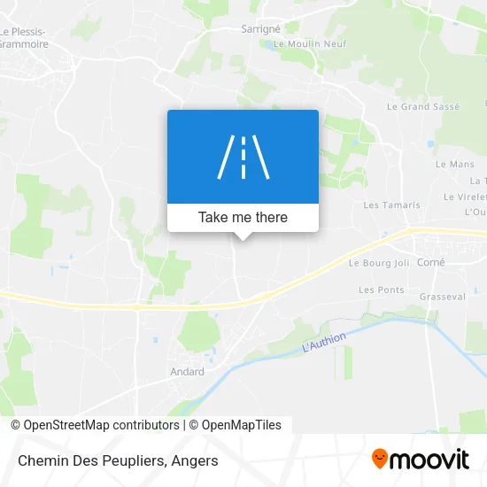 Chemin Des Peupliers map