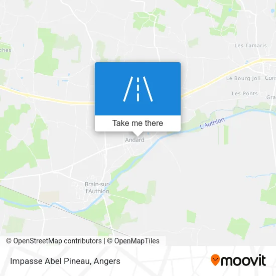 Impasse Abel Pineau map